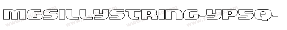 Mgsillystring-yp5q字体转换