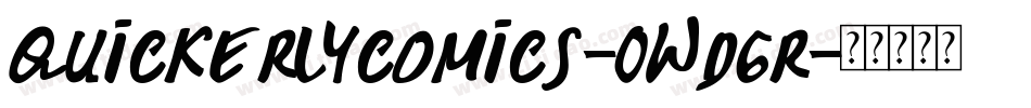 QuickerlyComics-0WDgr字体转换