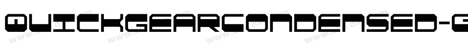 QuickgearCondensed-GmLG字体转换