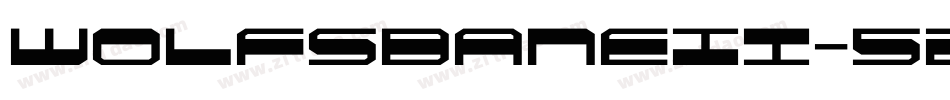 WolfsBaneIi-5ZzB字体转换