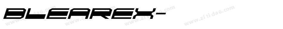 Blearex字体转换