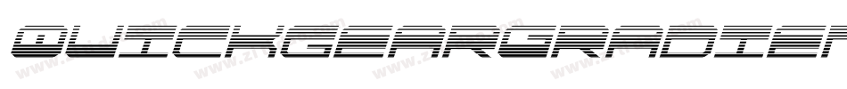 QuickgearGradientItalic-y9lY字体转换