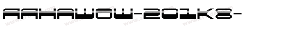 AAhaWow-2O1K8字体转换