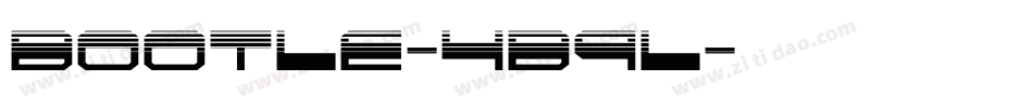 Bootle-4B9l字体转换 Bootle-4B9l字体转换
