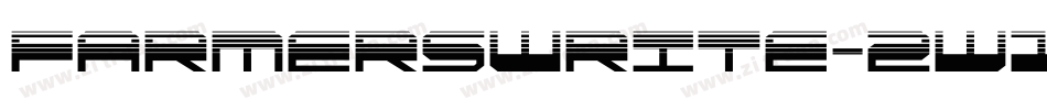 Farmerswrite-2W1K字体转换 Farmerswrite-2W1K字体转换