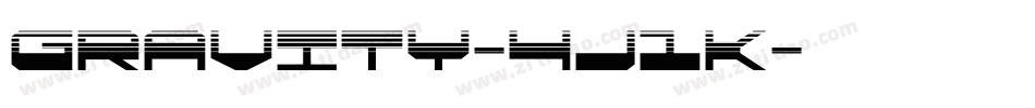 Gravity-4j1K字体转换