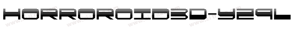 Horroroid3D-YZ9L字体转换