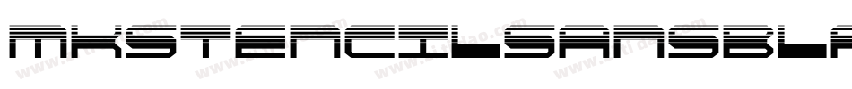 Mkstencilsansblack-AJ9L字体转换