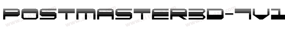 Postmaster3D-7V1K字体转换