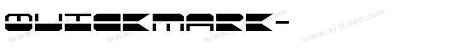 Quickmark字体转换