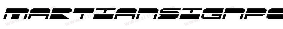 MartianSignpost-2R1W字体转换 MartianSignpost-2R1W字体转换