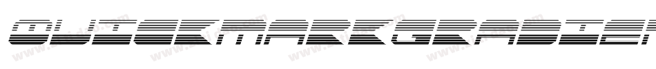 QuickmarkGradientItalic-B8x8字体转换