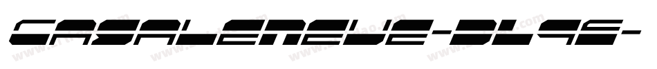 CasaleNeue-dL9E字体转换