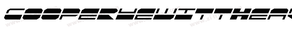 CooperhewittHeavy-7W9E字体转换