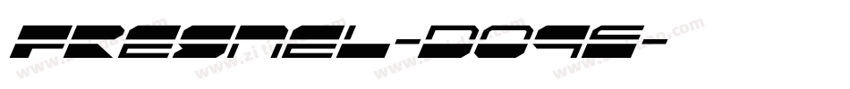 Fresnel-DO9E字体转换