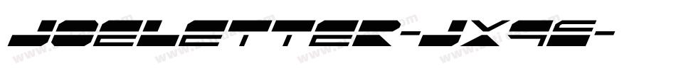 JoeLetter-JX9E字体转换