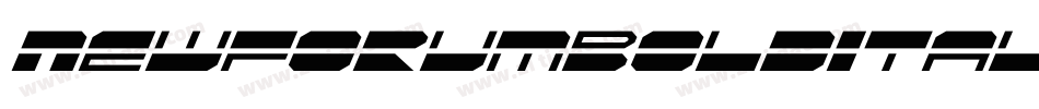 NewforumBoldItalic-l9e5字体转换 NewforumBoldItalic-l9e5字体转换