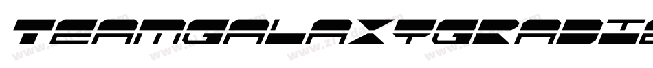 TeamGalaxyGradientItalic-L3E9E字体转换