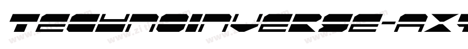 TechnoInverse-axY9E字体转换