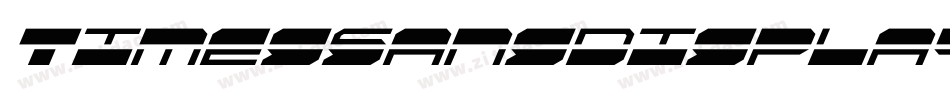 TimesSansDisplay-PR9E字体转换