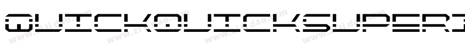 QuickquickSuperItalic-pY5d字体转换