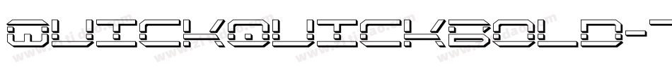 QuickquickBold-7aAA字体转换