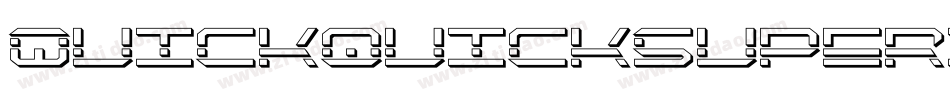 QuickquickSuperItalic-pY5d字体转换