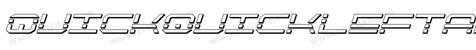 QuickquickLeftalic-Ov56字体转换