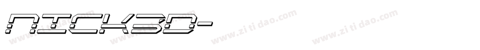 nick3d字体转换