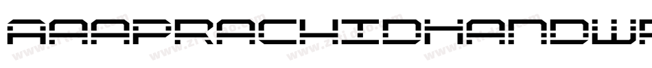AaaPrachidHandWritten-0Km9字体转换