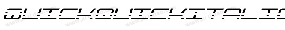 QuickquickItalic-a3JK字体转换