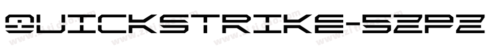 Quickstrike-5ZpZ字体转换