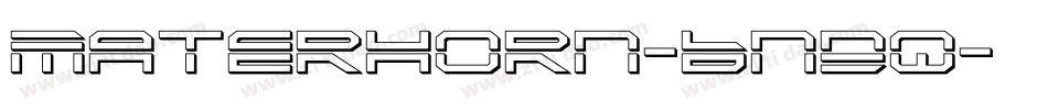 Materhorn-6nDq字体转换