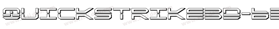 Quickstrike3D-63Dq字体转换
