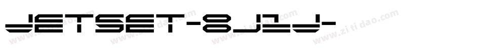 JetSet-8j1J字体转换