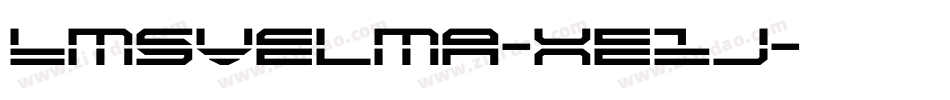 LmsVelma-XE1j字体转换