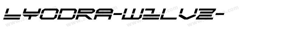 Lyodra-w1lvZ字体转换