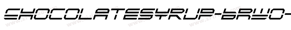 ChocolateSyrup-6RWo字体转换 ChocolateSyrup-6RWo字体转换