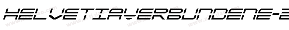 HelvetiaVerbundene-24wo字体转换