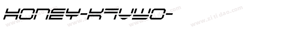 Honey-K7VWo字体转换
