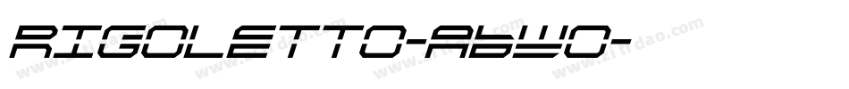 Rigoletto-a6Wo字体转换