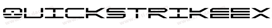 QuickstrikeExpanded-R4OV字体转换