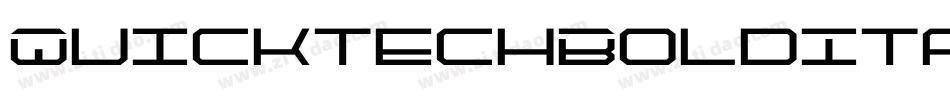 QuicktechBoldItalic-6qgv字体转换