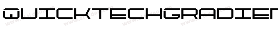 QuicktechGradient-13XM字体转换