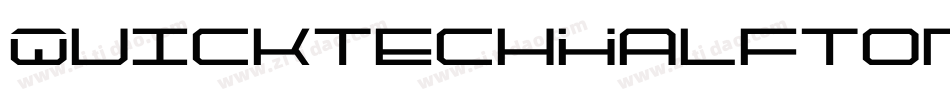 QuicktechHalftone-BKXn字体转换
