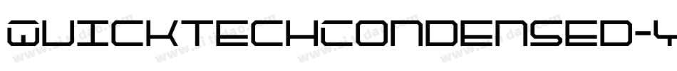 QuicktechCondensed-y9XZ字体转换