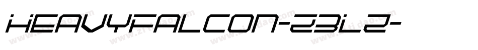 HeavyFalcon-Z3Lz字体转换