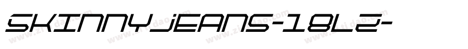 SkinnyJeans-18lZ字体转换
