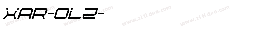 Xar-oLz字体转换
