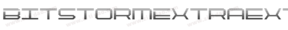 BitstormExtraextended-85XM字体转换